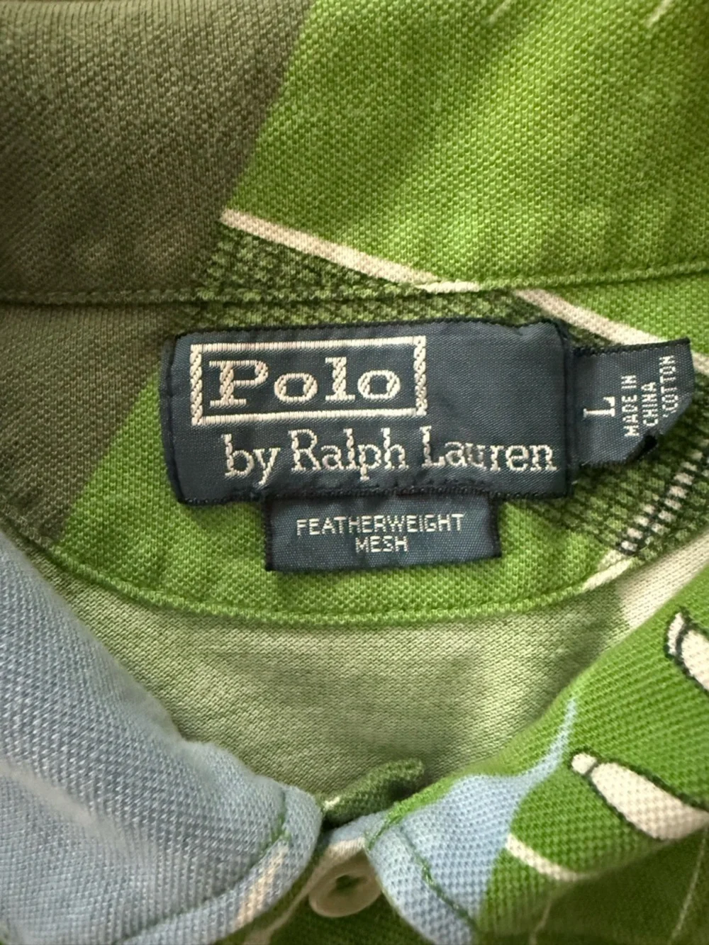 POLO Ralph Lauren 🎾 Tennis print Polo shirt circa 2014 - Picture 3 of 9